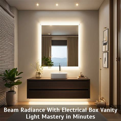 best electrical box for vanity light|vanity light with electrical outlet.